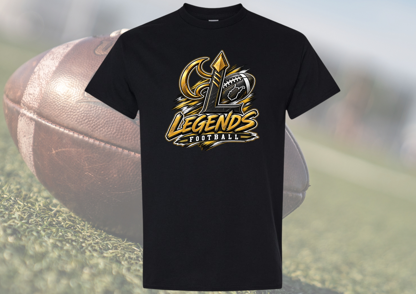 Legends Football Distressed Shirt
