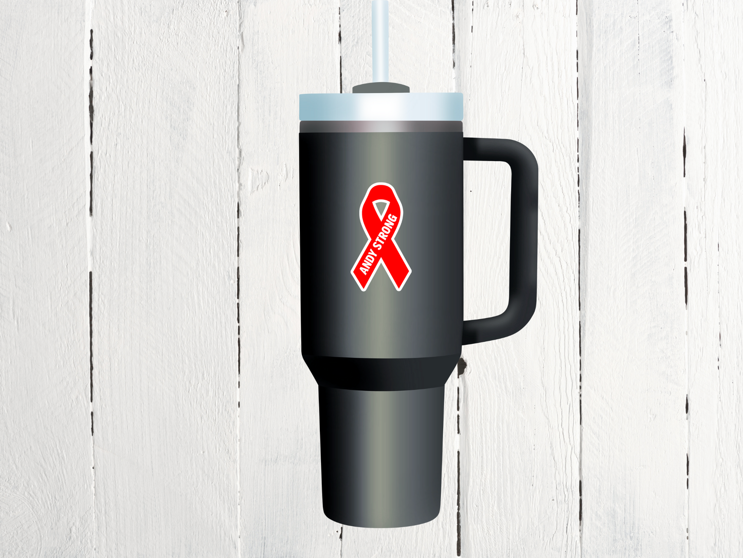 Andy Strong Die Cut Sticker