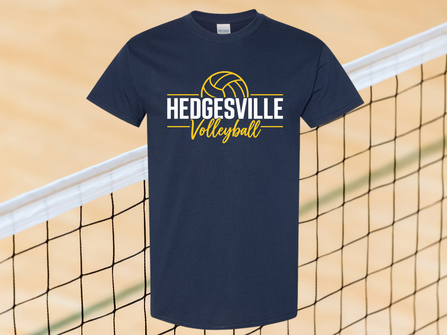 Hedgesville Volleyball Script Tee