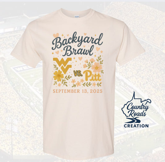 Backyard Brawl Floral Edition Tee