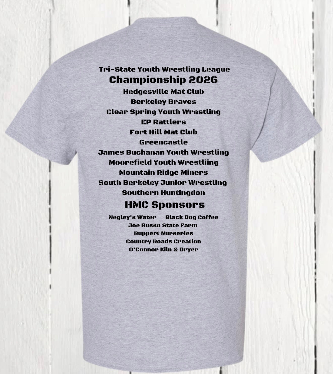 Tri-State Youth Wrestling League Championship 2026 Shirt