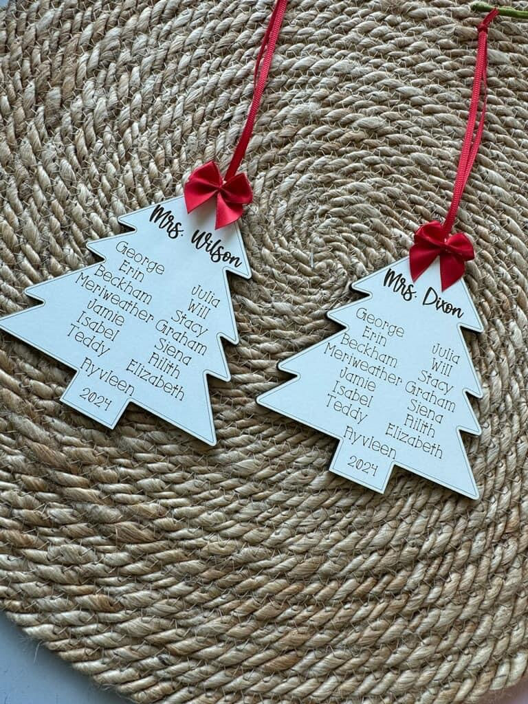 Customizable Class Ornament