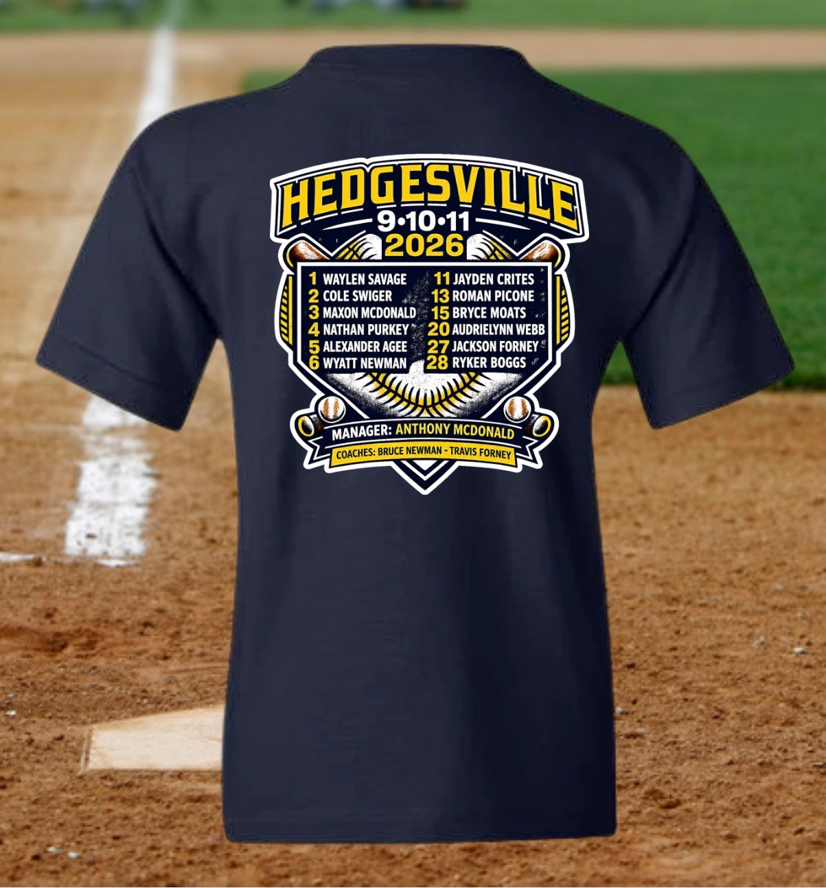 Hedgesville 9-10-11 All-Stars 2026 Supporter Shirt