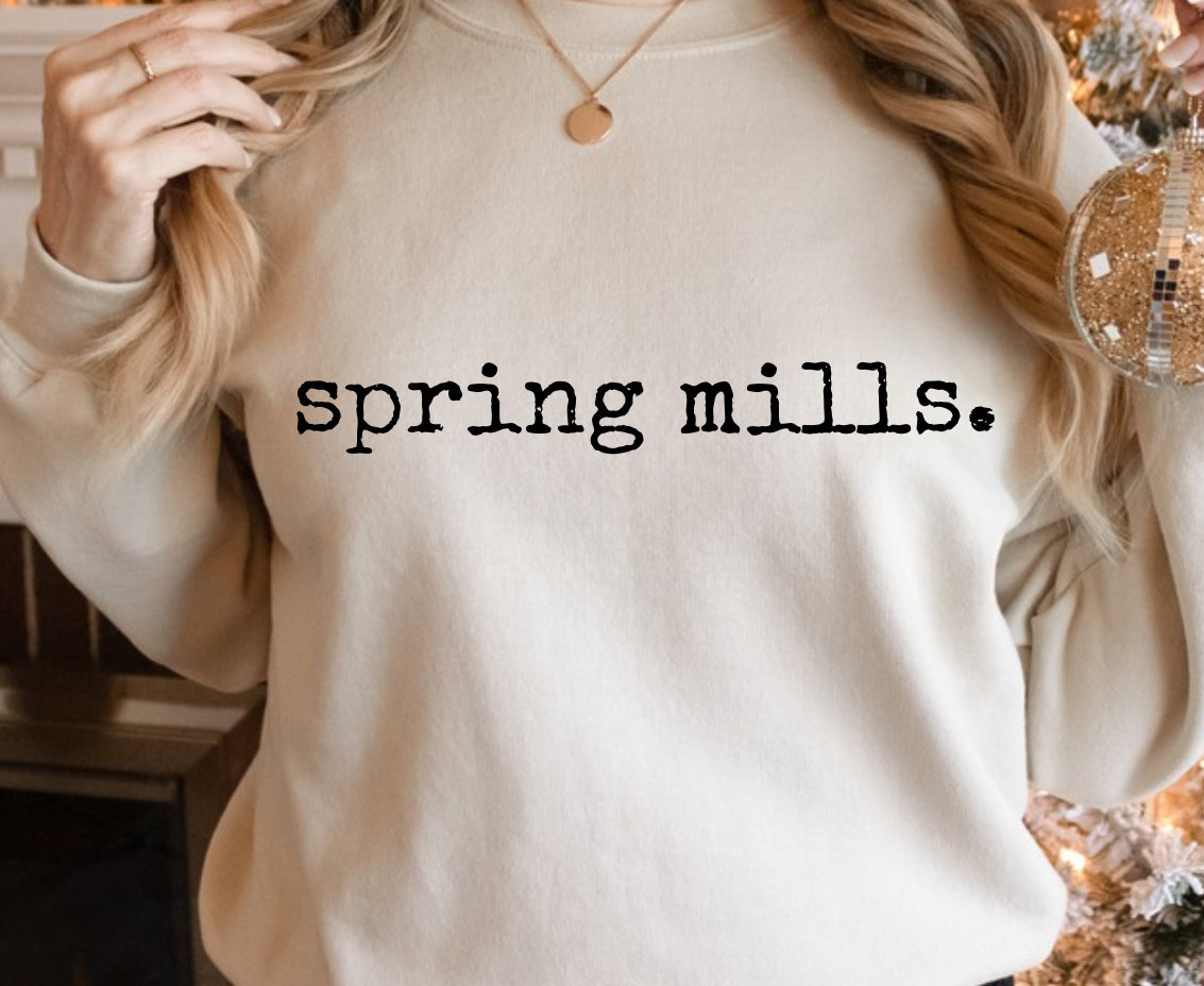 Spring Mills Typography Shirt