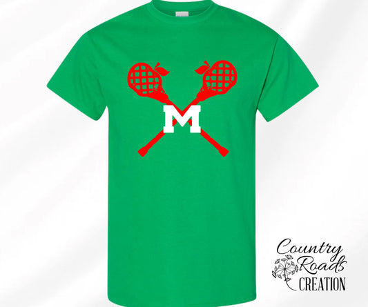 Apple Lacrosse Sticks with M Shirt