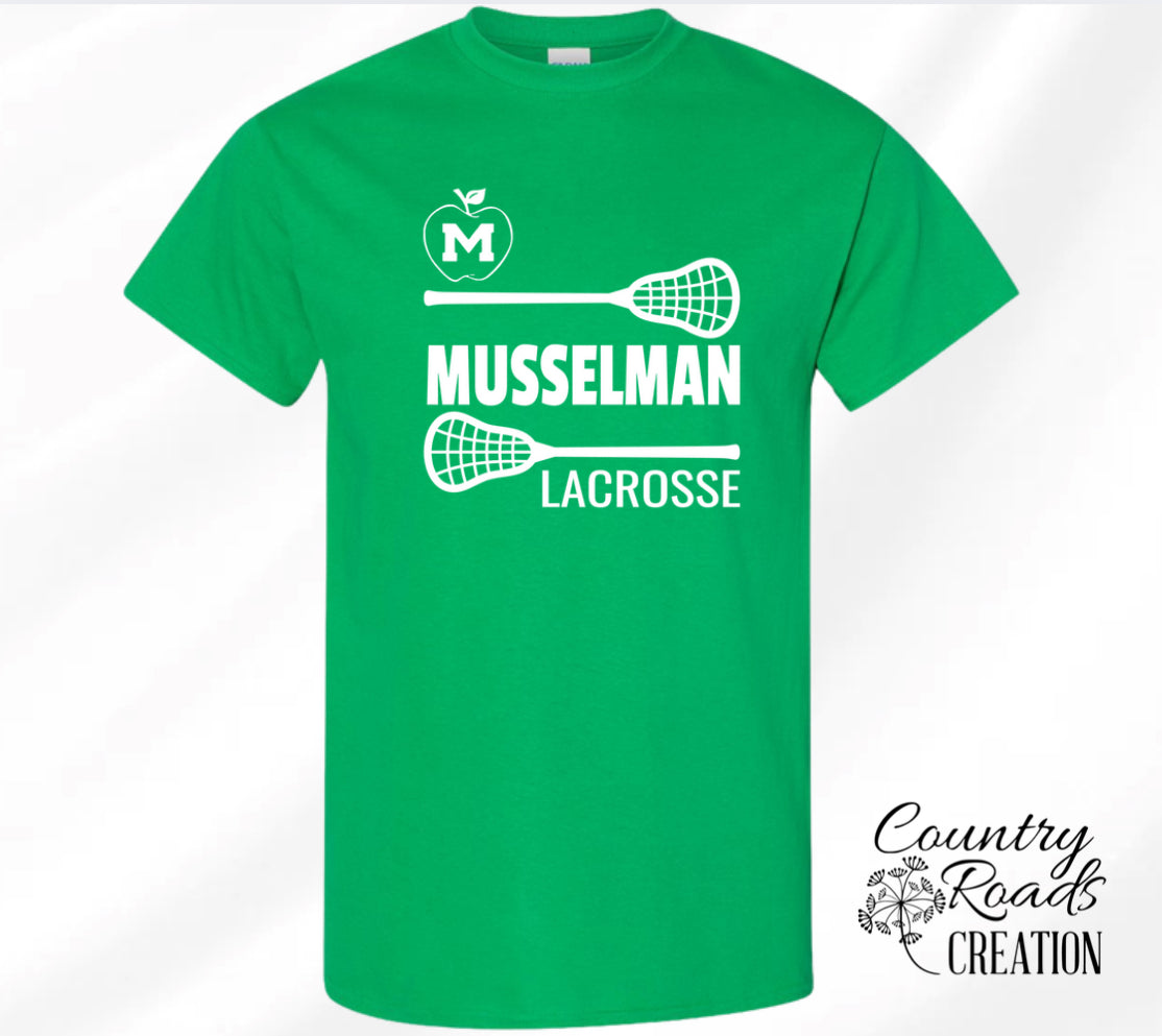 Musselman Lacrosse with M Logo Shirt