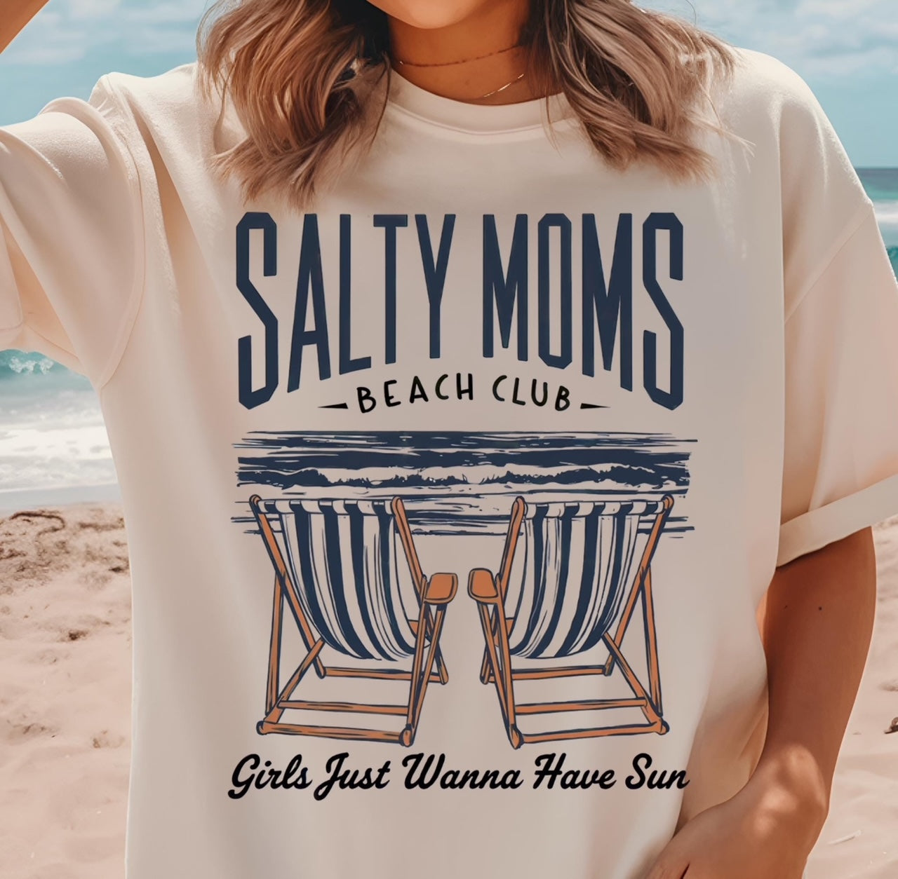 Salty Moms Beach Club Shirt