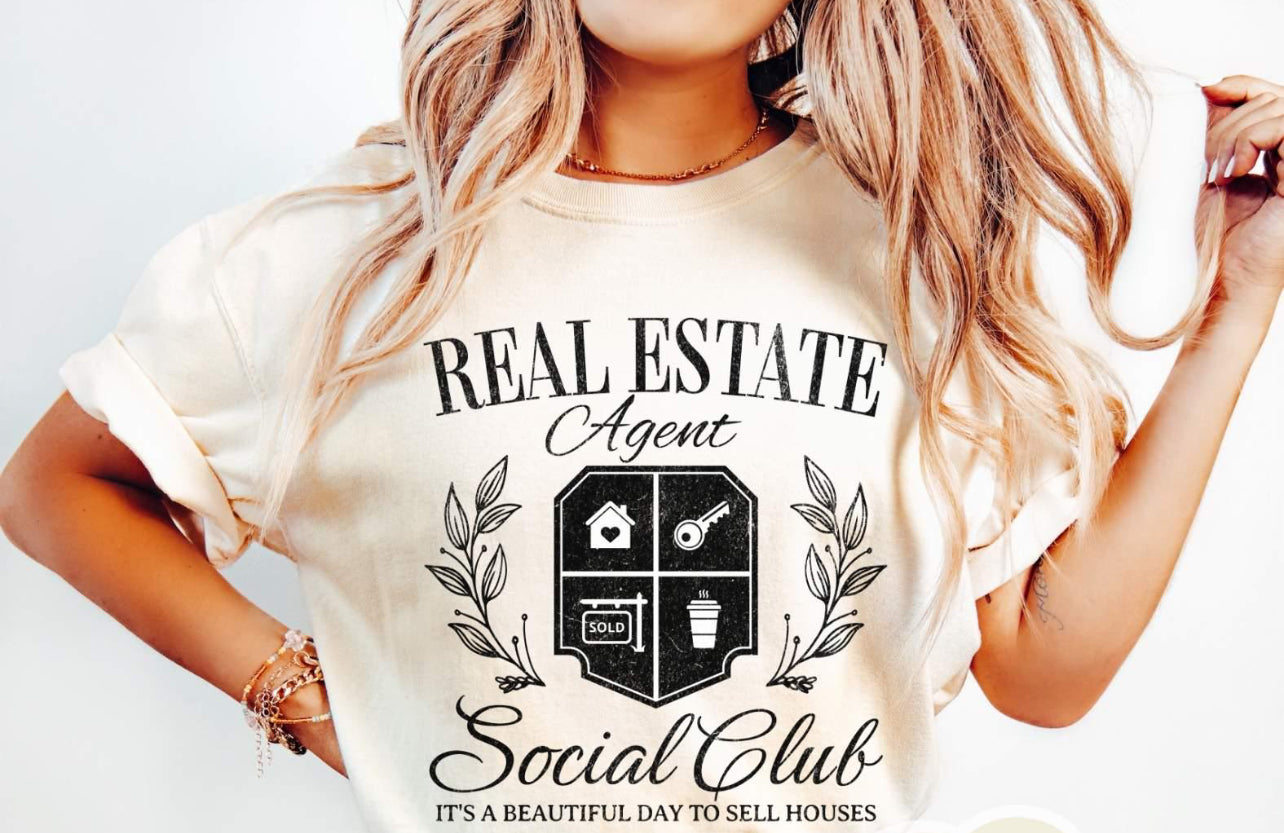 Real Estate Agent Social Club Shirt