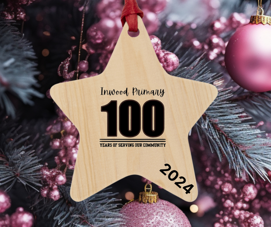 Inwood Primary 100 Year Celebration Ornament
