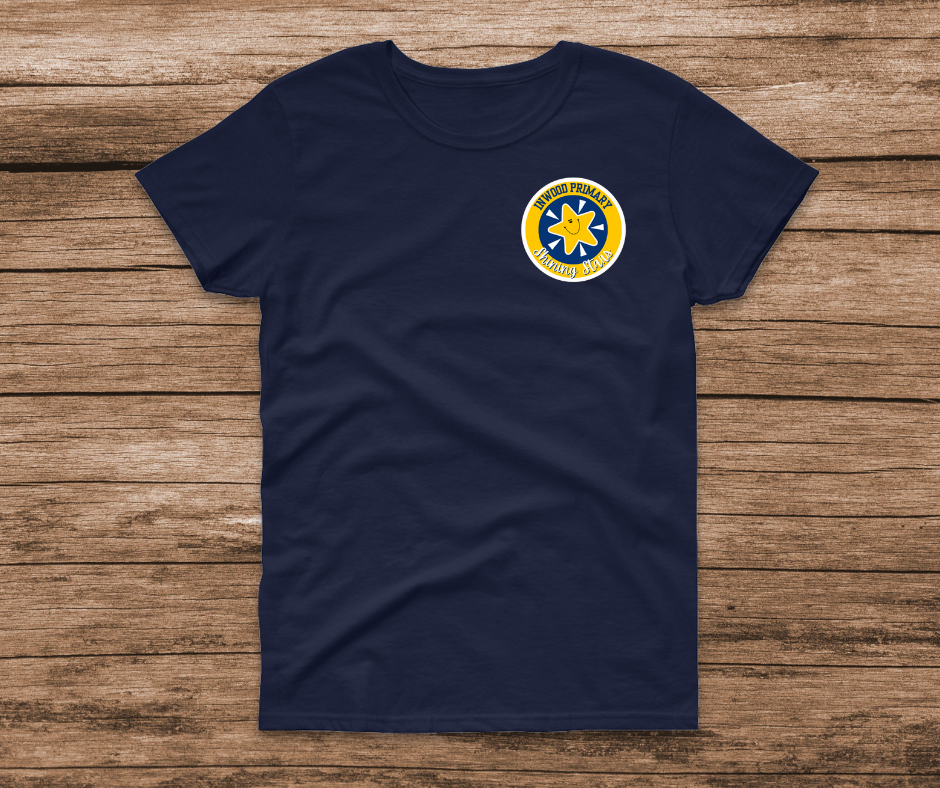 Inwood Primary Classic Design Small on Front Shirt