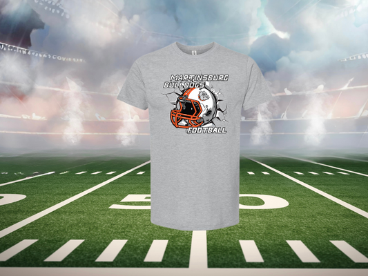 Bulldog Football Helmet Shirt