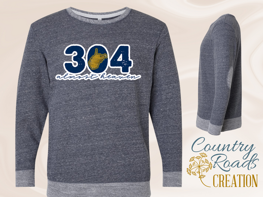 304 Almost Heaven Terry Cloth Pulllover