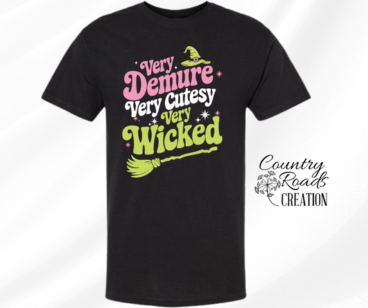 Very Cutesy Very Demure Very Wicked Pre-Order Shirt