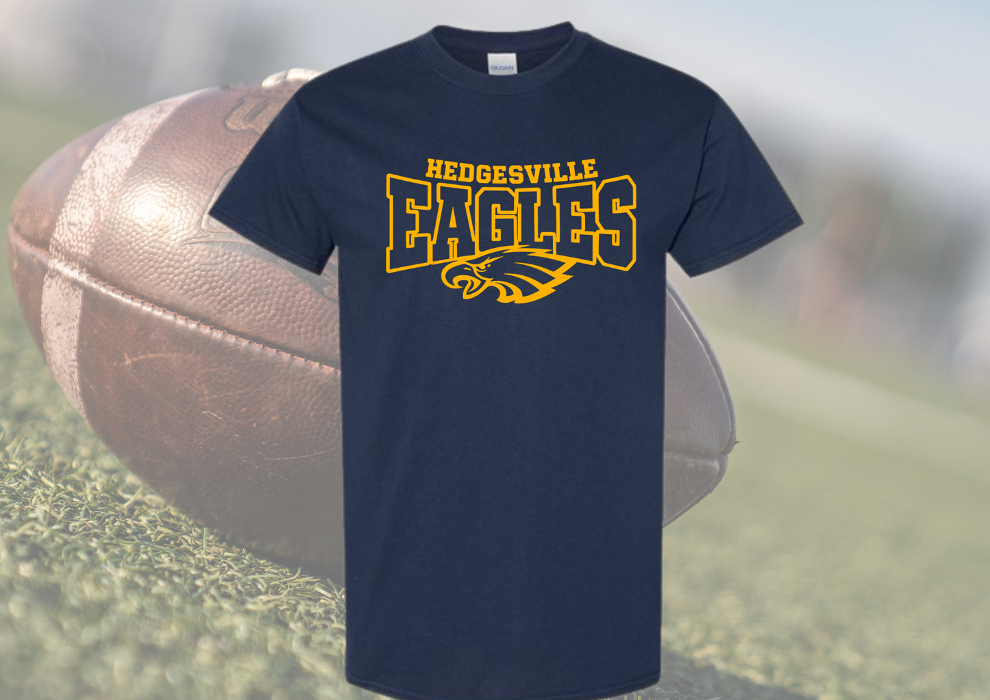 Hedgesville Eagles with Eagles Logo Shirt