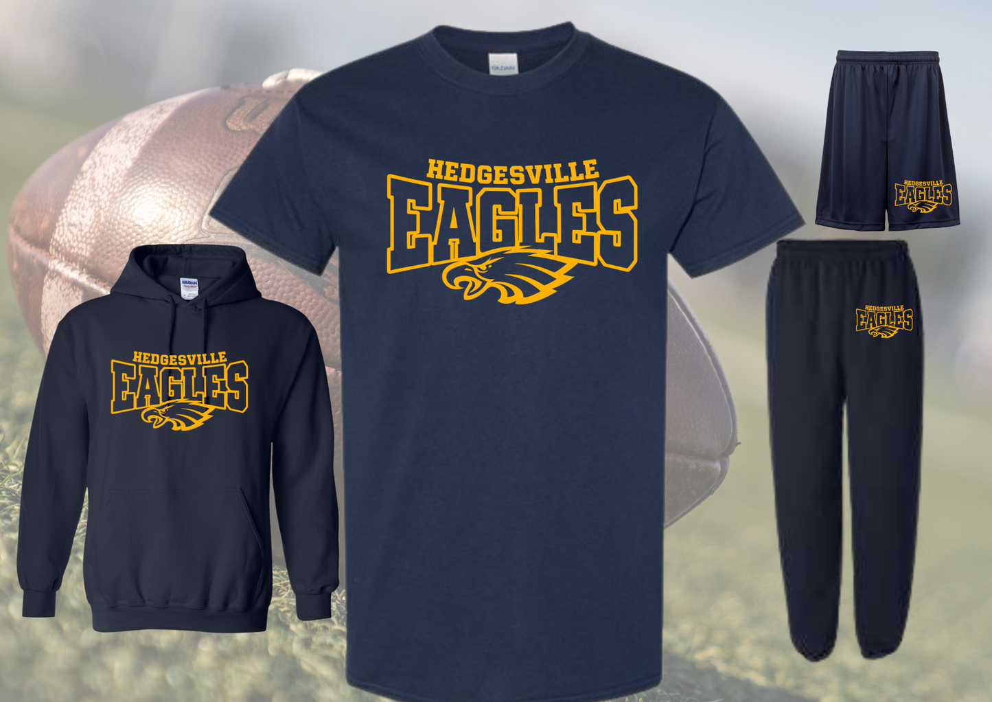 Hedgesville Eagles with Eagles Logo Bundle
