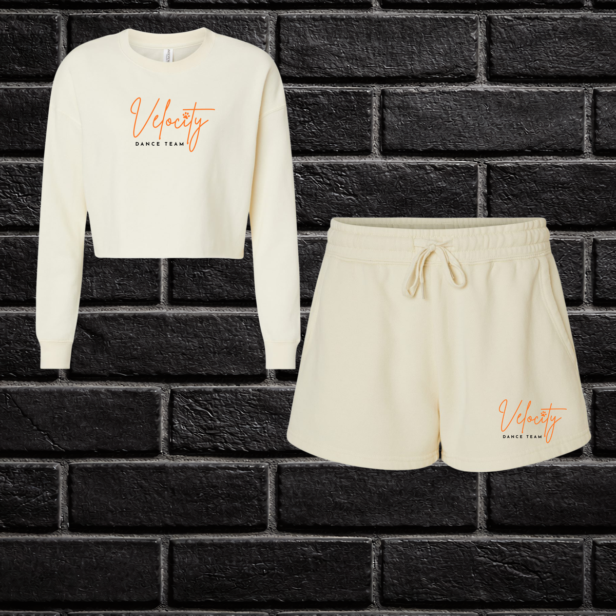 Signature Velocity Crop & Shorts Set
