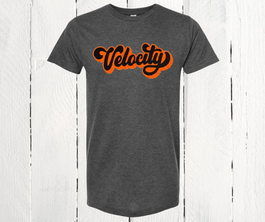 Velocity Script Logo Tee – Classic & Bold