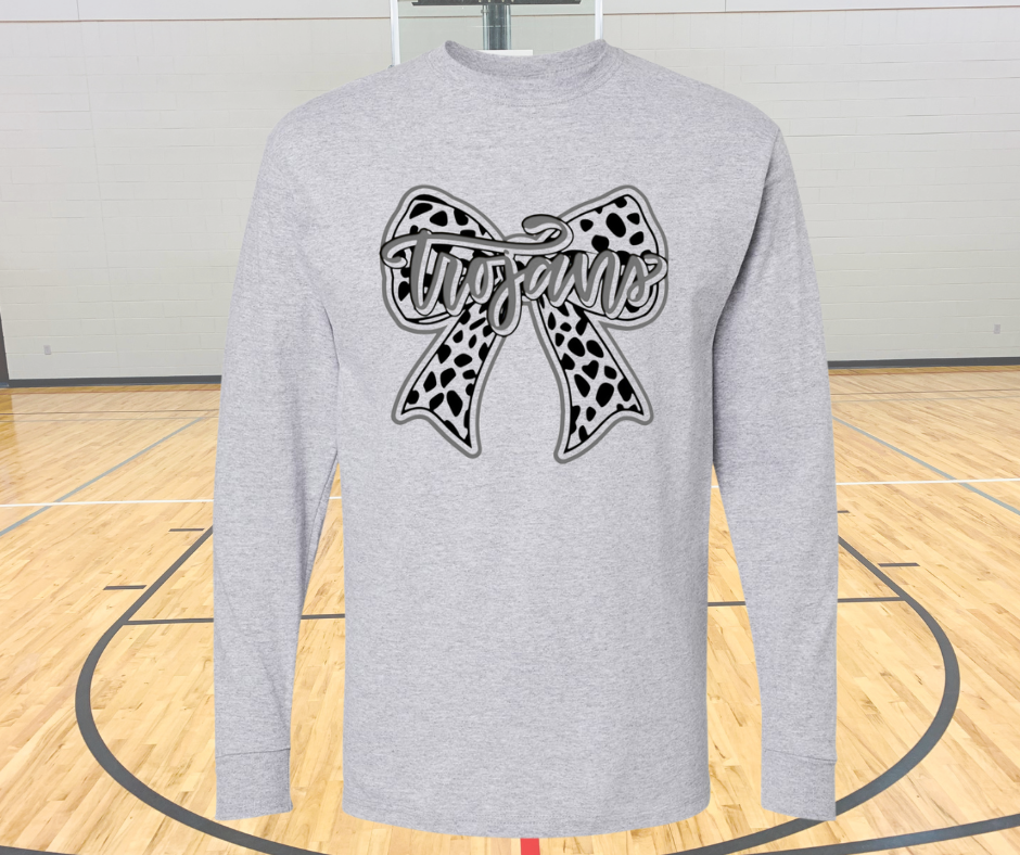 Trojans Leopard Bow Shirt