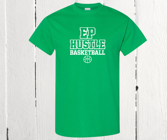 EP Hustle Basketball Stacked Logo Shirt
