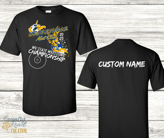 Hedgesville Mat Club WV Championship 2025 Shirt