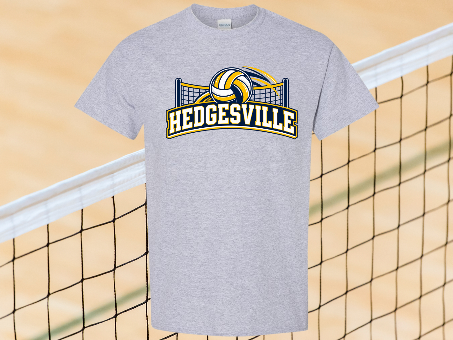 Hedgesville Volleyball Net & Ball Tee