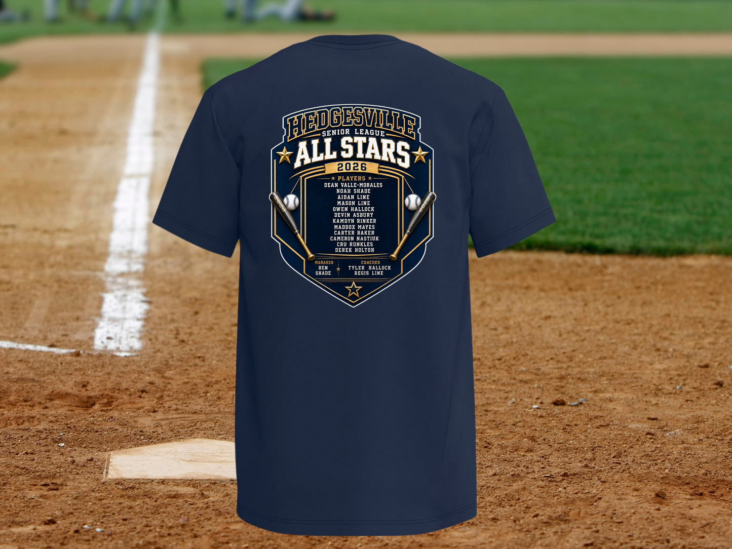 Hedgesville Senior League All-Stars 2026 Team Shirt