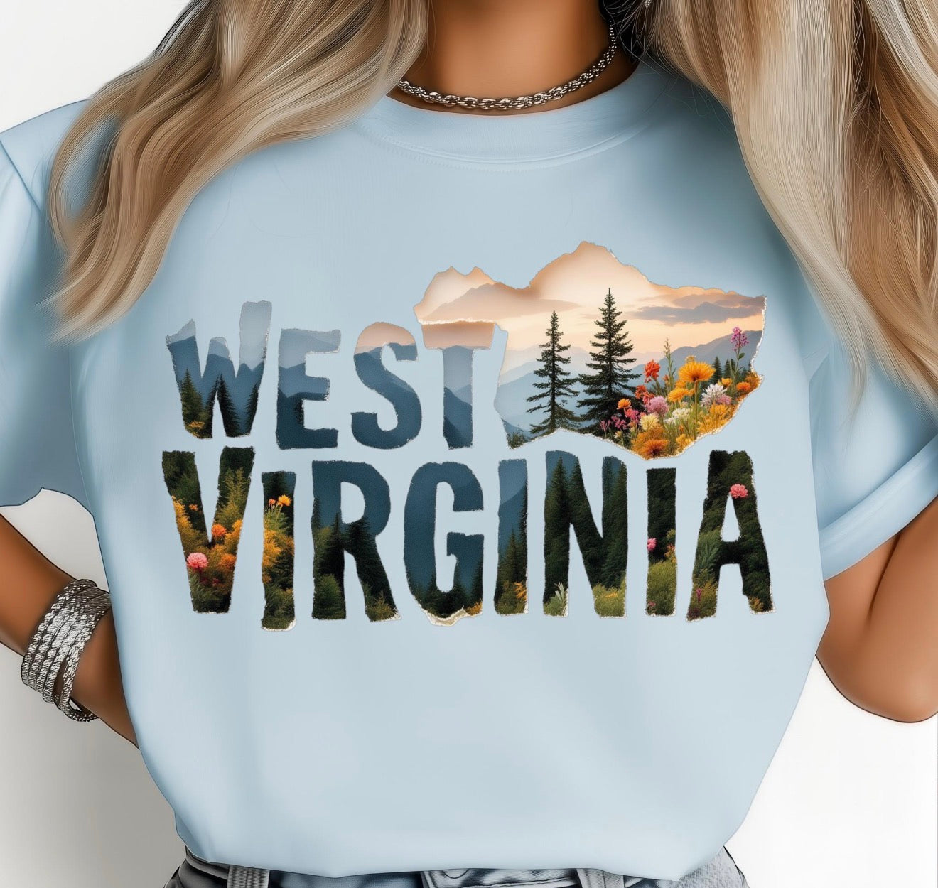 West Virginia Nature Cutout Tee