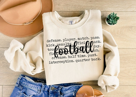 Football Word Shirt