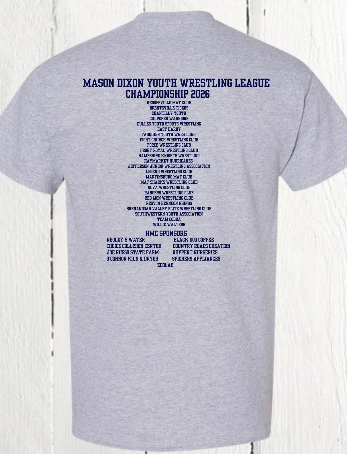 Mason Dixon Wrestling Championship 2026 Shirt