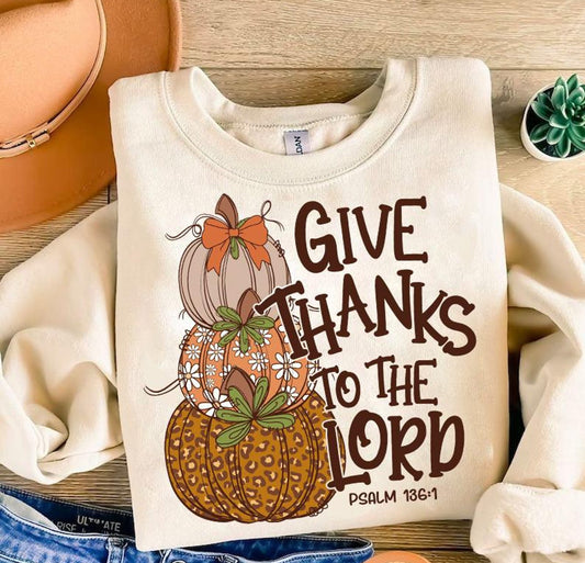 Give Thanks to the Lord Shirt