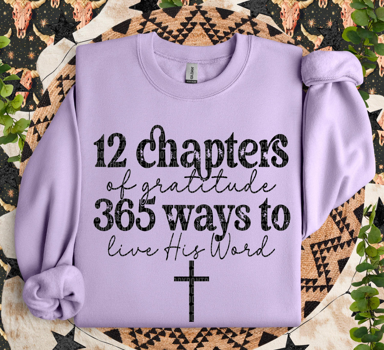 12 Chapters of Gratitude 365 Ways to Live His Word  Shirt