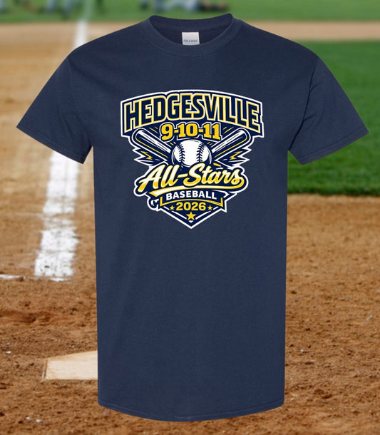 Hedgesville 9-10-11 All-Stars 2026 Supporter Shirt