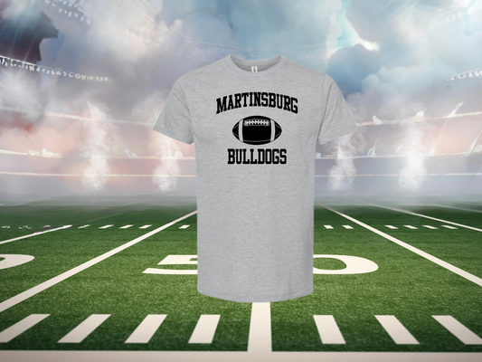 Martinsburg Bulldogs with Football in the Middle Shirt