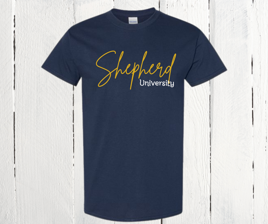 Shepherd University Script Tee