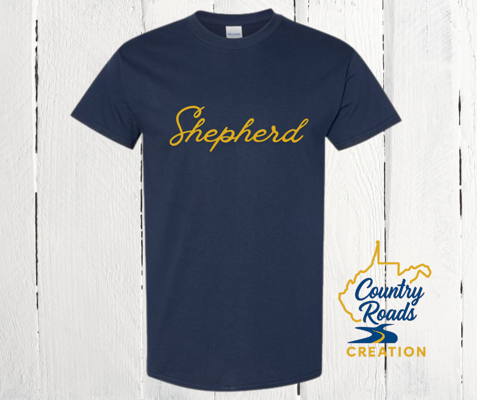 Shepherd Script Tee