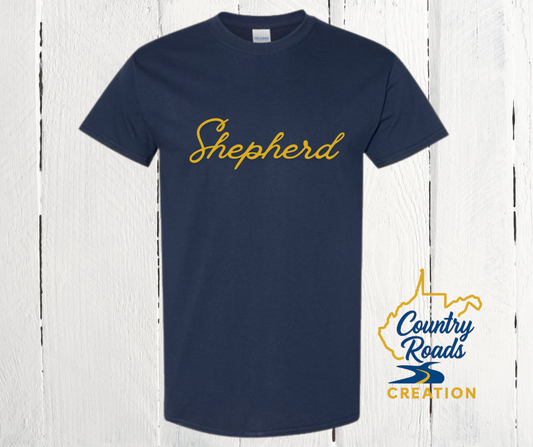 Shepherd Script Tee