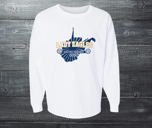Lady Eagles Volleyball 2025 State Tournament Shirt