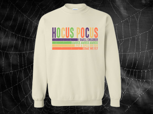 Hocus Pocus Phrases Shirt