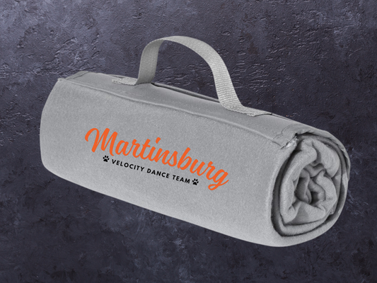 Martinsburg Velocity Dance Team Roll-Up Fleece Blanket – Soft, Portable, and Team Ready