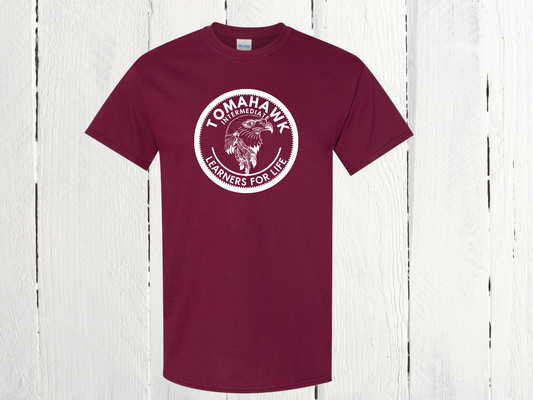 Tomahawk Intermediate Learners for Life Circle Design Shirt