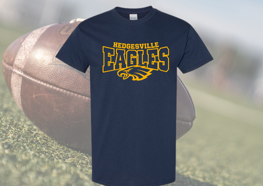 Hedgesville Eagles with Eagles Logo Shirt