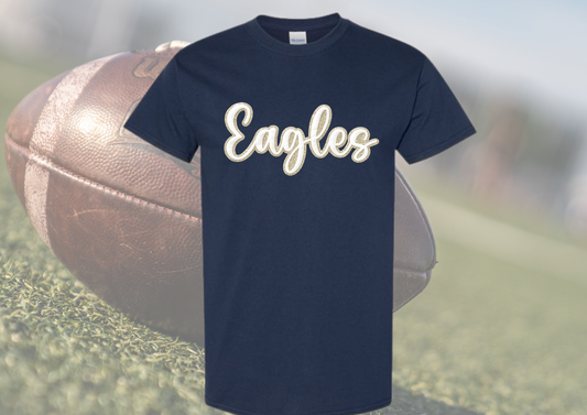 Glitter Puff Eagles Spirit Tee